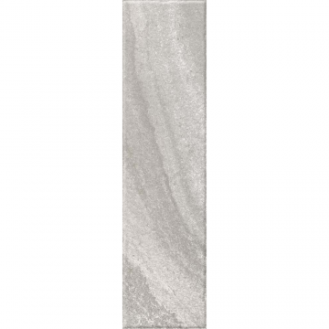 Gresie portelanata  Kai Ceramics Santana mix gri mat, dreptunghiulara, aspect de piatra, 15,5 x 60,5 cm