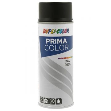 Vopsea spray Dupli-Color Prima, RAL 9005 negru mat, 400 ml