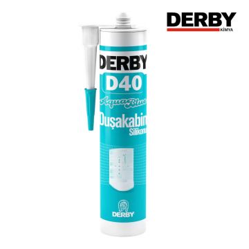Silicon sanitar Derby D40 - 280 ml, Alb