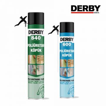 Spuma poliuretanica Derby cu aplicator manual - 600 ml