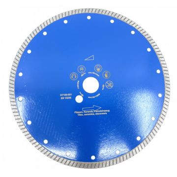 Disc DiamantatExpert pt. Gresie ft. dura, Portelan dur, Granit- Turbo 230mm Super Premium - DXDH.3957.230 (Diametru disc, Ø interior: 25.4)