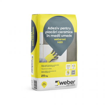 Adeziv Weber H20 Max2 set, hidroizolant, 25 kg