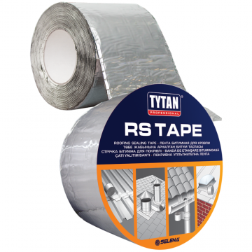 Banda bituminoasa pentru acoperis Tytan RS TAPE, aluminiu, bitum, rezistenta UV, 15 cm x 10 m