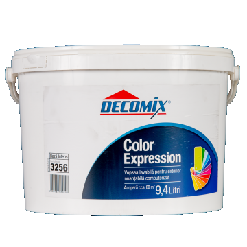 Vopsea lavabila exterior Decomix Color Expression, Baza Intens, 9.4 l