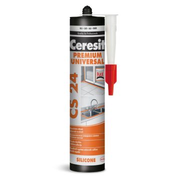 Silicon universal Ceresit CS 24, alb, 280 ml