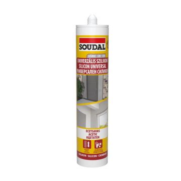 Silicon universal, gri, Soudal, interior / exterior, 280 ml