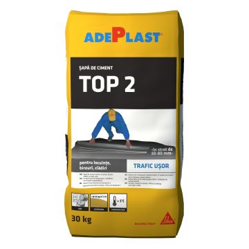 Sapa de egalizare, Adeplast, Top 2, Interior/ exterior, sapa aditivata, 30 kg