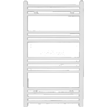 Calorifer baie Hirapan, portprosop, alb, drept, 600 x 1200 mm