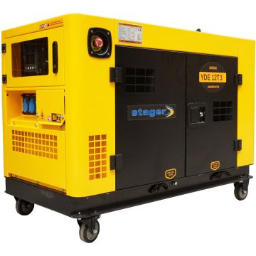 Generator Insonorizat YDE12T3 Diesel Trifazat 9.6kW 16A 3000rpm