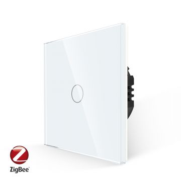 Intrerupator Simplu cu Touch din Sticla LUXION, protocol ZigBee