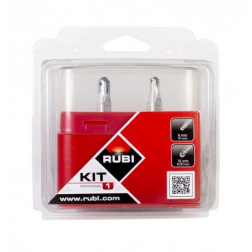 KIT 2 buc. Roata de taiere / marcare in cutie, ∅6-10mm - SILVER - RUBI-1995