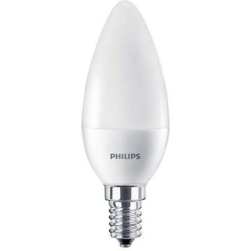 Bec LED Philips lumanare B38 E14 7W (60W), lumina rece 6500K, 929001394702