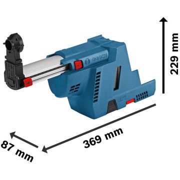 GDE 18V-16 Sistem de extractie a prafului pentru ciocanele GBH 18V-26 F