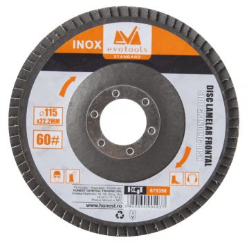 Disc Lamelar Frontal Inox 125 mm; 80 granulatie