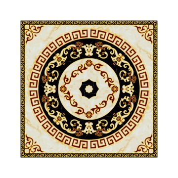 Gresie decor Baroque 8010 120 x 120 (4 placi 60x60)