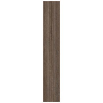 Gresie portelanata interior-exterior Kai Pine decking KY, maro, aspect de parchet, finisaj mat, 20.4 x 120.4 cm