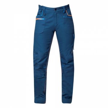 Pantaloni de lucru in talie Creatron - albastru neon