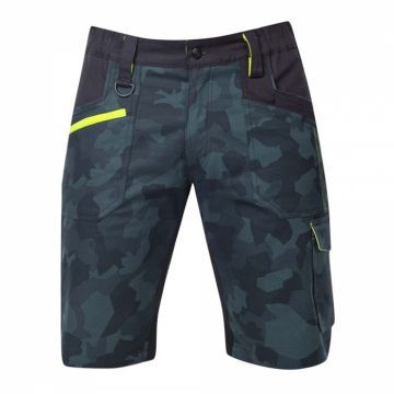 Pantaloni de lucru scurti Creatron - camo verde