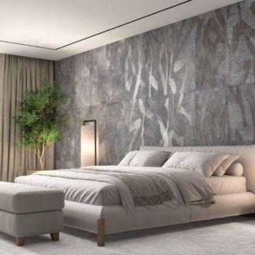 Gresie/Faianta Apavisa Kangen Grey Decor 50x100 - Dimensiune 50x100