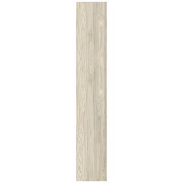 Gresie tip parchet exterior/interior Kai Cortes KY, portelanata, gri, aspect de lemn, mat, clasa de aderenta R9, 20.4 x 120.4 cm