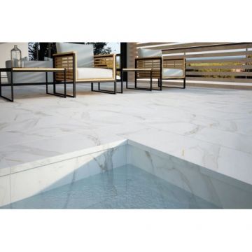 Gresie / Faianta Exagres Marbles Calacatta, 60x120 cm - Dimensiune 60x120 cm