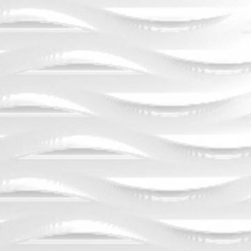 Faianta Aparici Glaciar Wave White, 30x100 - Culoare glaciar white