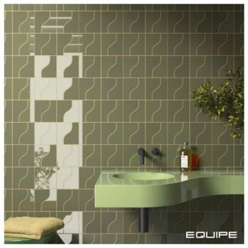 Faianta Equipe Curve, 8,3x12 cm - Culoare curve garden green