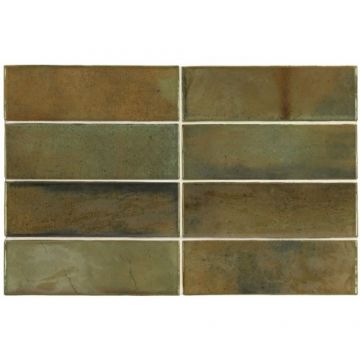 Faianta Equipe Hanoi 5,1x16,1 cm - Culoare hanoi wild olive