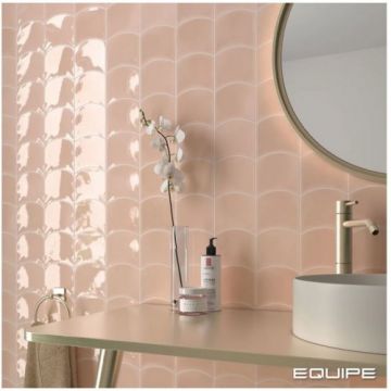 Faianta Equipe Wave, 12x12 cm - Culoare wave primrose pink