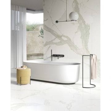 Gresie / Faianta Ariostea Ultra Marmi Bianco Calacatta - Dimensiune 150x150