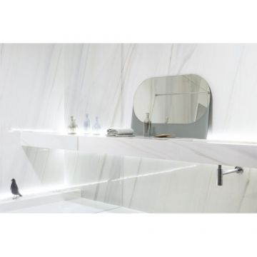 Gresie / Faianta Ariostea Ultra Marmi Bianco Covelano - Dimensiune 150x150