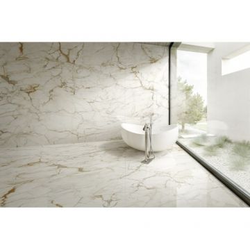 Gresie / Faianta Ariostea Ultra Marmi Calacatta Macchia Vecchia - Dimensiune 120x120 cm