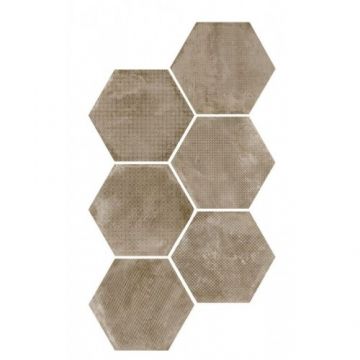 Gresie / Faianta Equipe Urban Melange Hexagon 29,2x25,4 cm - Dimensiune 29.2x25.4