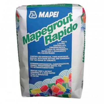 Mortar Monocomponent Cu Intarire Rapida Mapegrout Rapido Set Gri 25Kg - Mapei