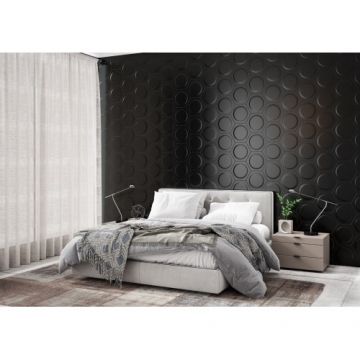 Faianta Apavisa Intuition Hexagon 25x29 cm - Culoare Black Circle