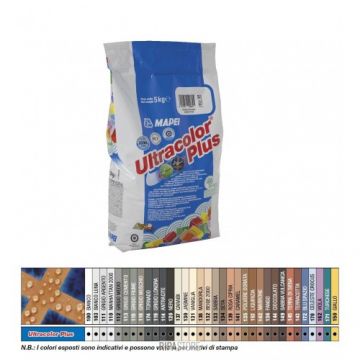 Chit rost ULTRACOLOR PLUS 5 KG (paletar culori) - Mapei - Culoare Alb