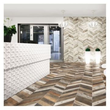 Gresie/Faianta Realonda Diamond Pallet Chevron 70x40 - Dimensiune 70x40