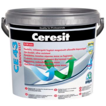 Chit pentru rosturi Ceresit CE 43, caramel, 5 kg