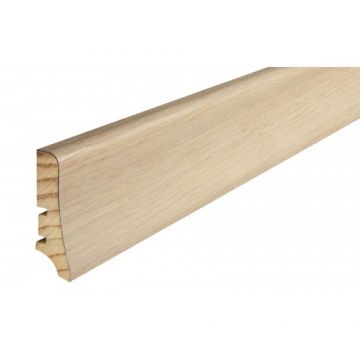 Plinta lemn P20 Stejar Uleiat Alb Mat, Barlinek