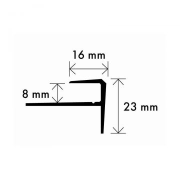 Profil aluminiu A60 Fag 2.7 ml cod A60