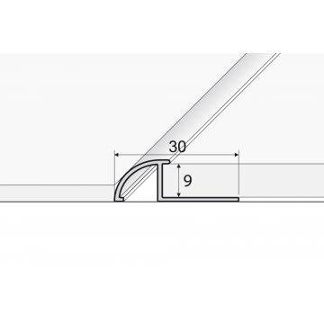 Profil natur aluminiu 2.5ml A59