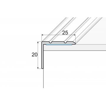 Profil stejar pentru trepte autocolant 0.9 ml A36