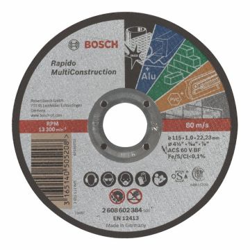 Bosch Tarcza tnąca MultiConstruction115mm