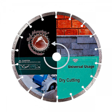 Panza Fierastrau Circular T.C.T pentru Materiale de Constructie - Taiere Uscata, Diametru 230 mm, Dimensiunea segmentului: 7/10/12 mm, Grosime 2.6 mm