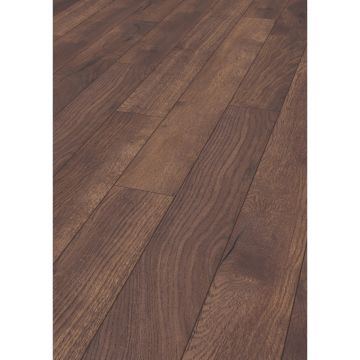 Parchet laminat 10 mm Kronotex Amazone 4766 Oak Petterson Dark, nuanta inchisa, stejar, clasa de trafic intens 33, click Aqua Pearl, 1380 x 157 mm