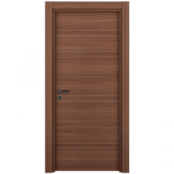 Usa interior plina, Variodor Striped Walnut, nuc, 198 x 80 cm, dreapta