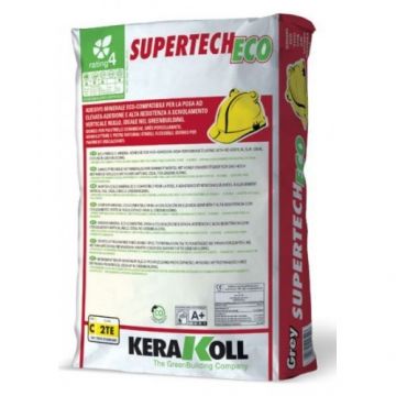 Adeziv flexibil Kerakoll Supertech ECO C2TE gri, 25 KG