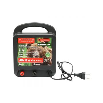 Aparat generator de impulsuri 14 Joule pentru gard electric 230V, 120Km ,Cod: BT115, Brand: BRITMANN