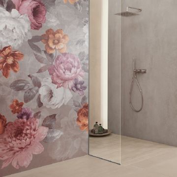 Faianta Fap Ylico Peony Inserto Mix 5 Decor Mix 120x250 cm (1 placa - 50x120 cm), mat - Dimensiune 50X120