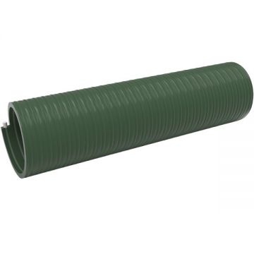 Furtun vidanja, 102mm, super flexibil, rola de 30m, PVC moale cu aditivi de cauciuc sI cu spirala rigida din PVC